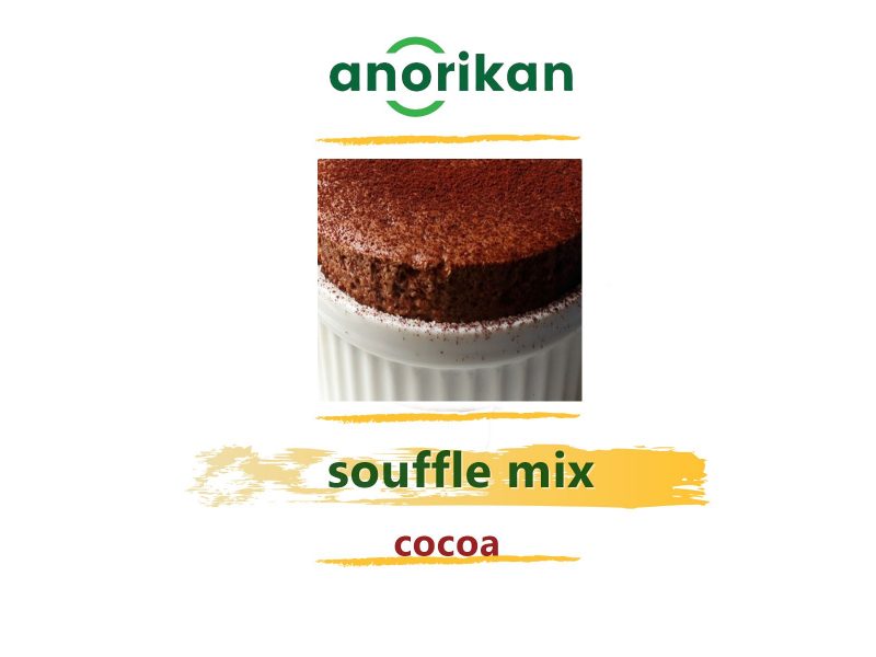 cocoa souffle cake mix for bakery pastry