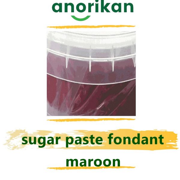 maroon sugar paste fondant for pastry decoratiom