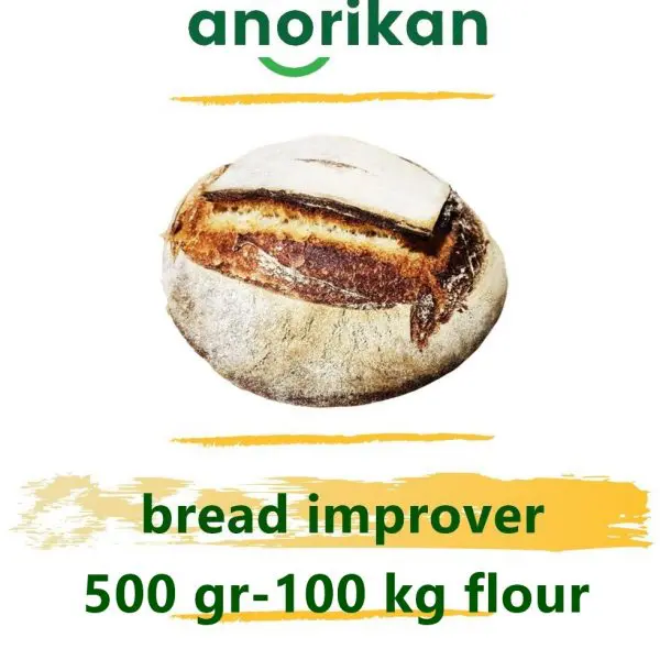 bread improver 500 gr for 100 kg flour for bakery