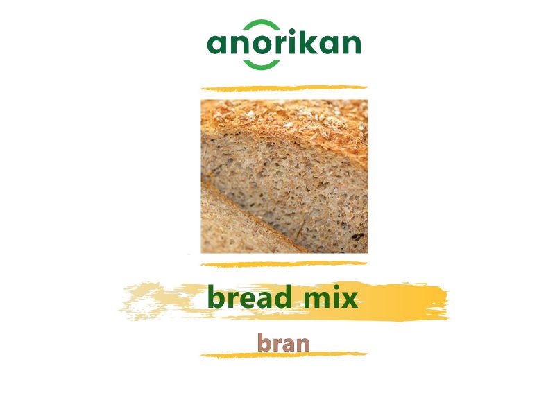 bran bread mix premix for bakery