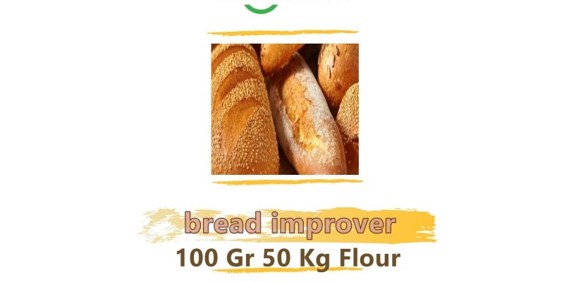 bread improver 100 gr for 50 kg flour for bakery