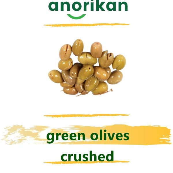 crushed green olives from turkey