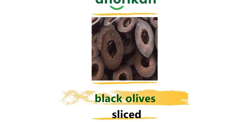 sliced black olives from turkey