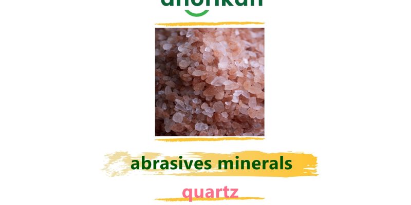 abrasive, abrasive material, abrasive materials, abrasive mineral, abrasive minerals, abrasives, quartz, quartz grains, quartz powder, quartz stones