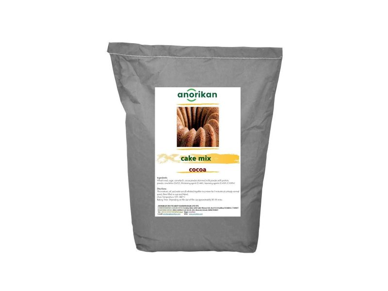 cocoa cake mix for bakery pastry