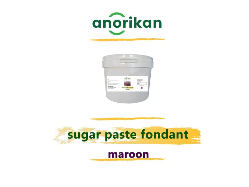 maroon sugar paste fondant for pastry decoration