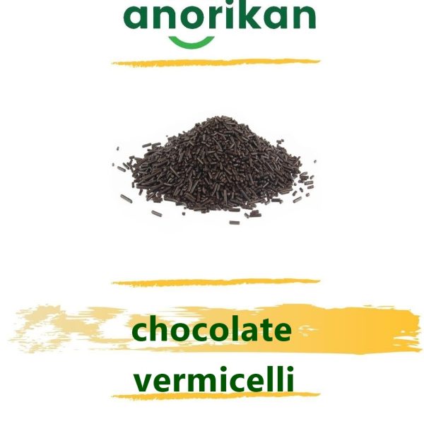 Turkish Chocolate Vermicelli For Pastry Decoration