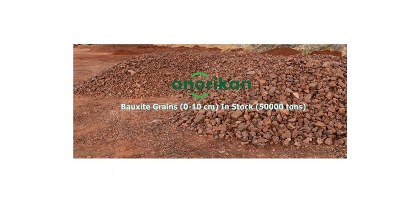 Turkish bauxite in stock 50000 tons for cement, aluminum production
