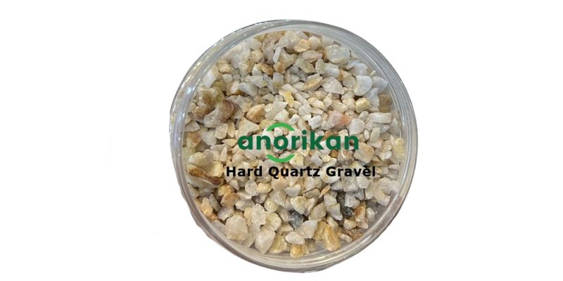 hard quartz gravel for abrasive industries