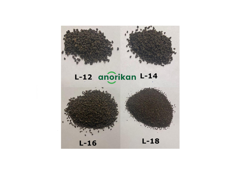 Turkish emery corundum grains in stock