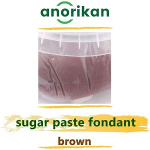 brown sugar paste fondant for pastry decoration