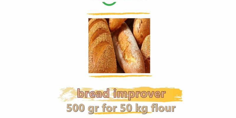 bread improver 500 gr for 50 kg flour for bakery