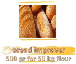 bread improver 500 gr for 50 kg flour for bakery