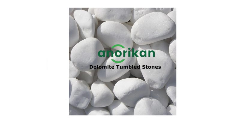 Dolomite tumbled stones for landscape and construction