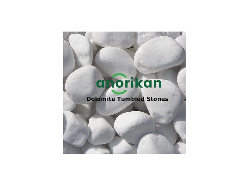 Dolomite tumbled stones for landscape and construction