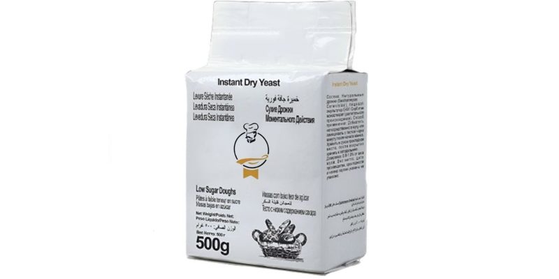 instant dry yeast for low sugar dough in 500 gr package