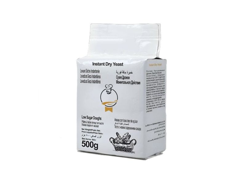 instant dry yeast for low sugar dough in 500 gr package