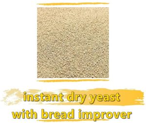 instant dry yeast with bread improver for low sugar doughs