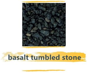 basalt stones tumbled for walkways, paths, garden, decorative walls