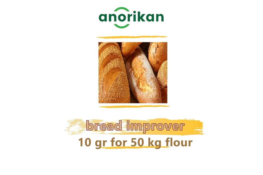 bread improver 10 gr for 50 kg flour for bakery